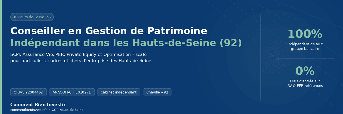 Cabinet de gestion de patrimoine Hauts-De-Seine